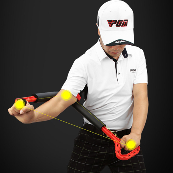 L자형 골프 스윙 교정기 연습기 바디턴 백스윙 자세교정 실내연습 색상 랜덤발송